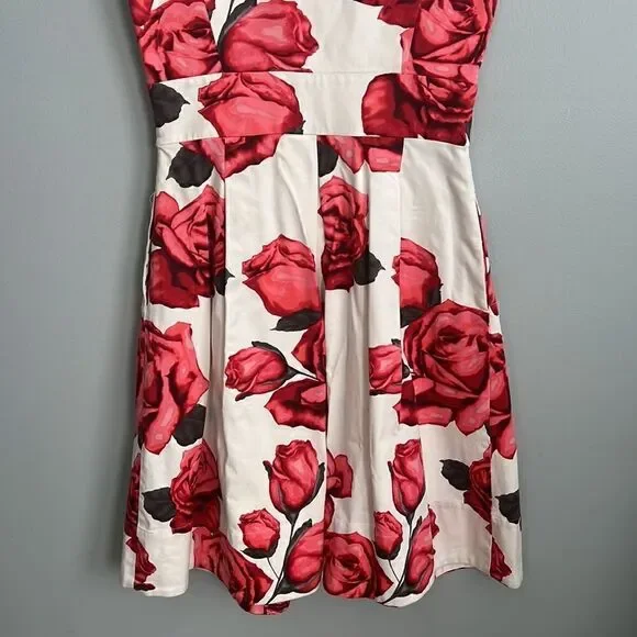 White House Black Market Women’s 4 floral sleeveless dress - Picture 12 of 14